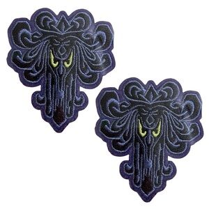 New Disney Haunted Mansion Wallpaper Shoelace Clip Ons Purple Black New Balance